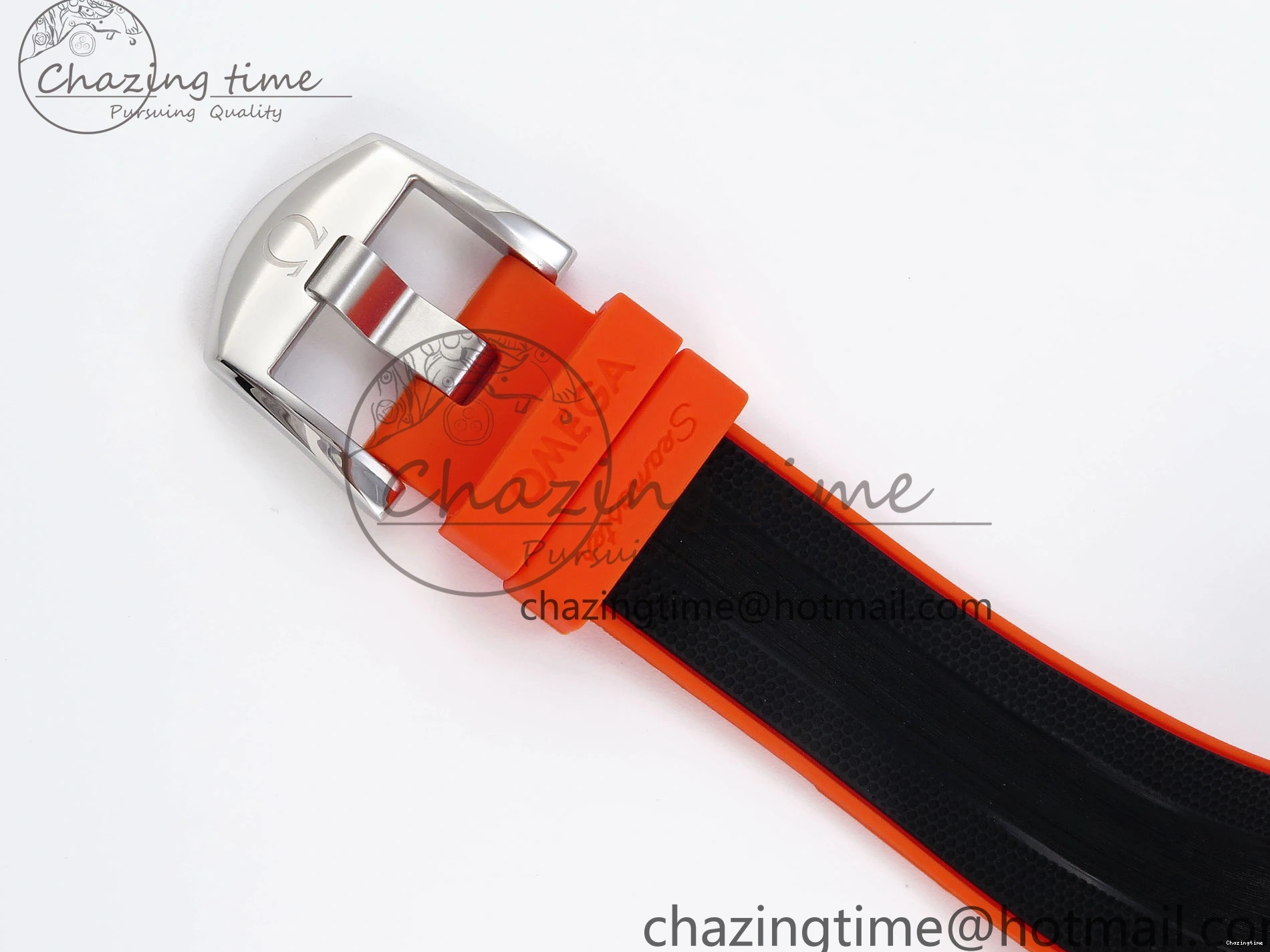 0313 Premium SEAMASTER PLANET OCEAN 6000M ULTRA DEEP 45.5MM SS TF 1:1 BEST EDITION GRAY DIAL ORANGE BEZEL ON RUBBER STRAP A 7761